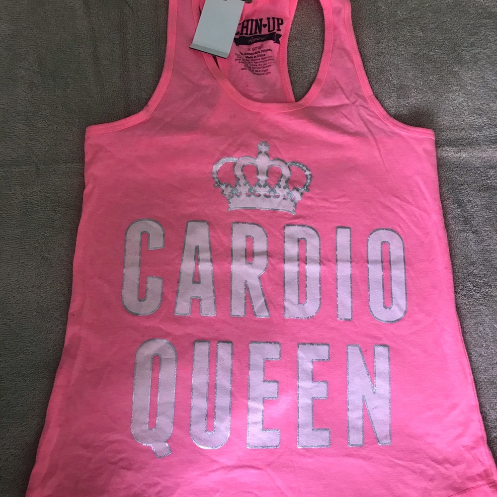 New cardio queen workout shirt size x small